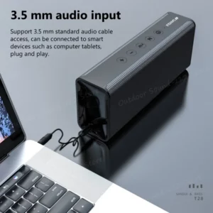 Portable Mega Bass Speaker Wireless Bluetooth Lossless High Fidelity Loudspeaker Support TF Card Playback Indoors Outdoor Sound - Image 4