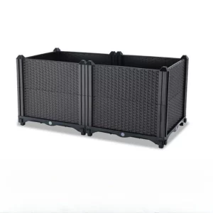 Garden And Balcony Large Veg Planting Box Assembled Reusable Square Flower Grow Pot Home Courtyard Planting Planters Equipment - Image 3