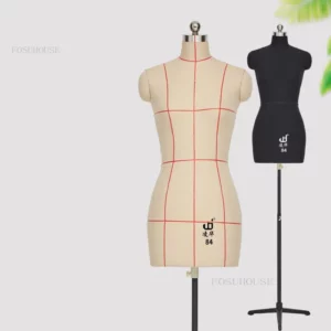 Female Mannequins for Clothing Design Professional Bust Modeling Sewing Mannequins with Stand Metal Base Can Be Pinned D - Image 3