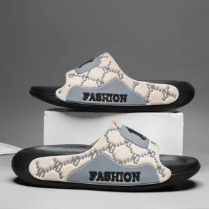 Men's Genuine Leather Sandals Luxury Slippers Walk Around Home House Slippers Man Summer Shoes 2025 Super Copy Shoes Slipers - Image 5