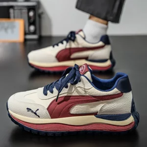 2025 Summer Casual Shoes Men's Sports Shoes Street Casual Platform Shoes Soft and Comfortable Non-slip Fashion Men's Shoes - Image 2
