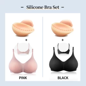 LERVANLA Female Anchor Exclusive Fake Chest Underwear With Small Breasts Showing Big Breasts Simulation Silicone Breast Pads - Image 6
