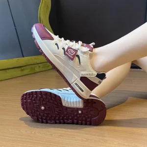 Agam sports shoes women 2025 new lightweight soft soles not tired feet Dad shoes students leisure running shoes - Image 1