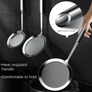 304 Stainless Steel Fine Mesh Filter, Multi-Function Colander for Juice, Coffee, Tea, & Vegetables, Kitchen Accessories - Image 4