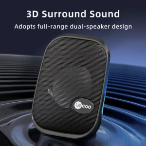 Lenovo Desktop Small Speaker DS123 Speaker 360 degree surround sound Stereo sound for laptop mobile phone Ultra HD sound quality - Image 3