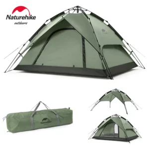 Naturehike One-touch Tent 3-4 Person Ultralight Waterproof Fast Build Camping Tent Outdoor Backpack Tent Portable Automatic Tent - Image 1