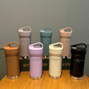 SITARAYURI 420ML Simple Thermos Bottle For Coffee Stainless Steel Insulation Tumbler Portable Camping Car Travel Coffee Cup New - Image 6