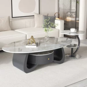 Nordic Simple Coffee Table Decoration European Aesthetic Design Side Table Decoration Trendy Mesas Bajas Lounge Suite Furniture - Image 2