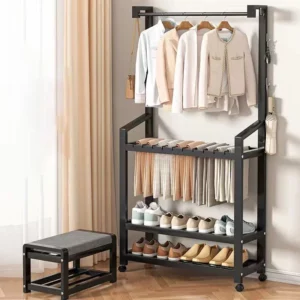 Wardrobes Assembly Closet for Clothes Cabinets Open Closets Dressing Rooms Shoe Organizer Wardrobe Folding Bed Home Furniture - Image 1
