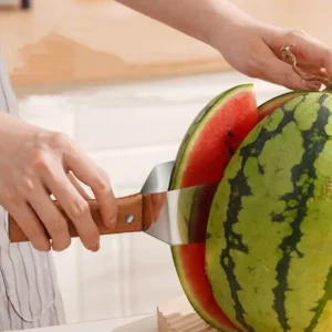 Watermelon Slicer Watermelon Artifact Slicing Knife Stainless Steel Knife Corer Fruit And Vegetable Tools Watermelon Clip - Image 3