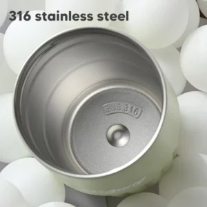 410ML Thermos Coffee Mug Double Wall Stainless Steel Thermos Bottle Vacuum Insulated Thermal Cup Tumbler For Girls Birthday Gift - Image 6