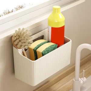 Capacity Storage Organizer Capacity Wall-mounted Storage Basket for Kitchen Bathroom Onion Ginger Garlic Holder for Vegetable - Image 5