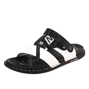 Summer New Men's Sandals Comfortable and Non slip Slippers Outdoor Beach Sandals Casual Flat Shoes - Image 5