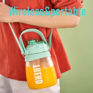 Multifunctional mini electric portable Juicer Blender juice cup USB 1100ML travel handheld fruit smoothie Shakes Juicing Cup - Image 5