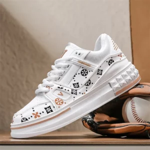 Men's Shoes 2025 Thick Sole Increase Shoes Fashion Soft Sole Casual Shoes Comfortable Lightweight Breathable Casual Sports Shoes - Image 1