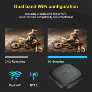 Smart TV Box Streaming Media Player Global Version Mortal T1 Bluetooth Google Assistant Android13 AllwinnerH313 2.4G&5G Wifi 4K - Image 4