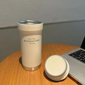 SITARAYURI 420ML Simple Thermos Bottle For Coffee Stainless Steel Insulation Tumbler Portable Camping Car Travel Coffee Cup New - Image 3