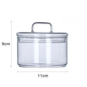 1Pcs Heat Resistant Glass Bowl Stackabe Round Fruit Salad Bowls Clear Kitchen Food Storage Container Salad Bowl - Image 6