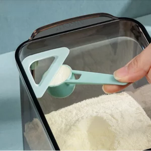 1000-2300ml Storage Jar Press Switch Milk Powder Can Moisture-Proof with Triangle Scraping Milk Powder Box Food Container - Image 6