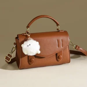 Retro Soft Pu Leather Crossbody Bags for Women 2025 Female Multi Pocket Shoulder Bag Purses and Handbags Designer Messenger Sac - Image 3