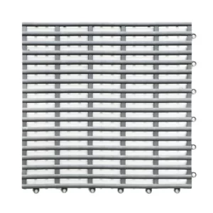 Household bathroom splicing solid color non-slip bathroom shower hollow draining floor mat - Image 5
