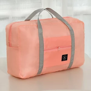 1 set of foldable large capacity travel luggage bag, expandable fitness bag, sports carry on, weekend luggage check-in, luggage - Image 5