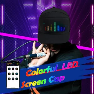 LED Hat Light Display Screen DIY Smart Pixel Matrix Baseball Hat Rechargeable Bluetooth APP Control Hip Hop Street Party Decor - Image 2