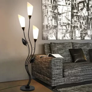 Large Living Room Floor Lamp Decoration Soft TV Cabinet Sofa Side Light Luxury High-End Two-Side Floor Lamp - Image 3