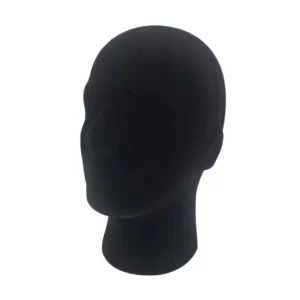 Practical Flocking Foam Head Model Wigs Hat Glasses Display Stand Holder Rack Male Female Mannequin Head Model Photograph Props - Image 3