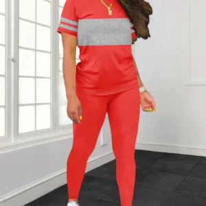 Women's Summer Casual Set Fashionable Comfortable Ensemble Ladies Clothing Outfit - Image 6