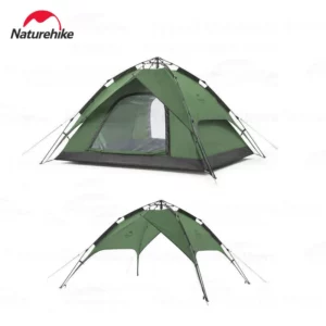 Naturehike One-touch Tent 3-4 Person Ultralight Waterproof Fast Build Camping Tent Outdoor Backpack Tent Portable Automatic Tent - Image 3