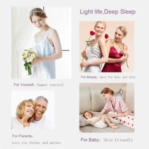 Sondeson Luxury White 100% Silk Bedding Set Healthy Skin Beauty Queen King Duvet Cover Set Flat Sheet Pillowcase Bed Linen Sets - Image 3