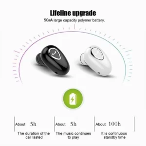Mini Invisible Earphones Bluetooth 5.0 Wireless Headphones Hands Free Sports In-Ear Earbuds HiFi Music Gaming Headset with Mic - Image 5