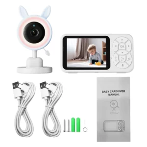 DANMINI new 3.5 "RGB night light baby monitor with night vision temperature detection voice intercom baby nanny security camera - Image 6