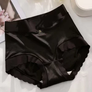 Silk Panties Nice Briefs Soft Underwear Women's Mid rise Elegance Girls Sexy Lingerie - Image 5
