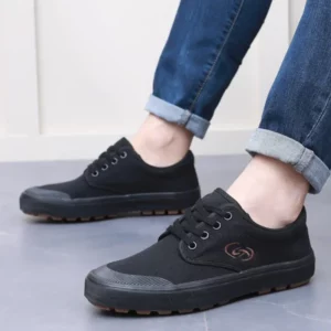 Outdoor Working Shoes for Men Non-slip Wear-Resistant Men's Vulcanized Shoes Mesh Breathable Rubber Shoes Men Training Sneakers - Image 3