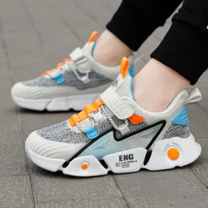 2024 New Fashionable Children's Casual Sports Shoes, Comfortable and Breathable Mesh Shoes for Students - Image 4
