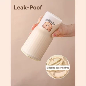 WORTHBUY 650ml Portable Plastic Water Cup Tumbler With Lid Travel Sport Heat-resisting Drinking Bottle Office Milk Coffee Cup - Image 6