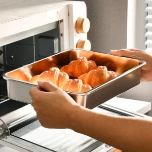 WORTHBUY 304 Stainless Steel Food Fresh-keeping Box Refrigerator Food Preservation Box Leak-proof Sealed Food Storage Container - Image 5