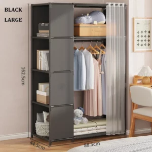 Ventilation Grille Clothes Wardrobe Closet Open Closets Plastic Outdoor Wardrobe Armable Toys Dress Organizer Furniture Dressers - Image 2