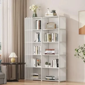 6/5 Layers Dustproof Wardrobe Bedroom Open Simple Assembly Storage Cabinet High Capacity Partition Bookshelf Closet Organizer - Image 7