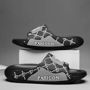 Men's Genuine Leather Sandals Luxury Slippers Walk Around Home House Slippers Man Summer Shoes 2025 Super Copy Shoes Slipers - Image 4
