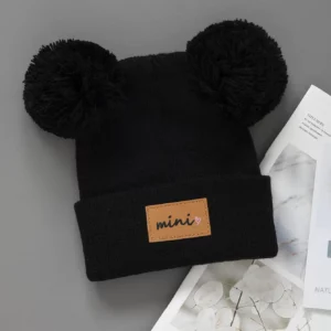 1/2pcs newborn Baby Winter Hat Kids Beanie Cap for Girls Boys Infant Accessories Children Hats Elastic 0-3Y toddler girl boy hat - Image 5