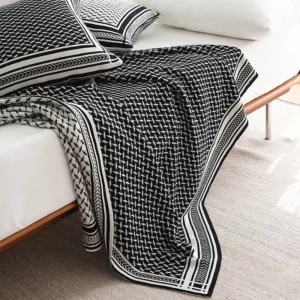 Nordic Knitted Blanket Luxury Bed End Towel Soft Casual Nap Shawl Designer Recommended Sofa Decorative Cover Include Pillowcase - Image 4