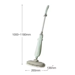 220V 1000W 240ml Steam Mop Household Mop High-temperature Sterilization Mite Removal Cleaner 15s Rapid Heating Visual Water Tank - Image 5