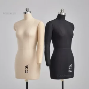 Female Mannequins for Clothing Design Professional Bust Modeling Sewing Mannequins with Stand Metal Base Can Be Pinned D - Image 1