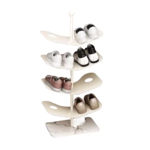 Modern Entryway Shoe Rack Space Saving Shoe Organizer Cabinet for Hallway/Living Room Slim Multilayer Shoe Shelf - Image 6