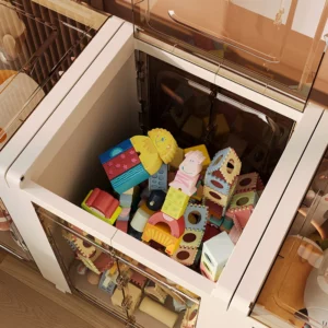 Folding Storage Box Multifunction Foldable Organizer Container Plastic Sundries Storages Supplies Organizer Box with Lid 1 PCS - Image 5