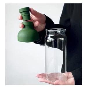 2025 New High Borosilicate Glass Cold Extraction Bottle Creative Portable Juice Cold Water Bottle Ins Wind Cold Water Cup - Image 3