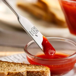 WORTHBUY 2/4pcs Cute 304 Stainless Steel Butter Knife Bread Toast Jam Spatula Spreader Long Handle Cheese Cutter Kitchen Tools - Image 2